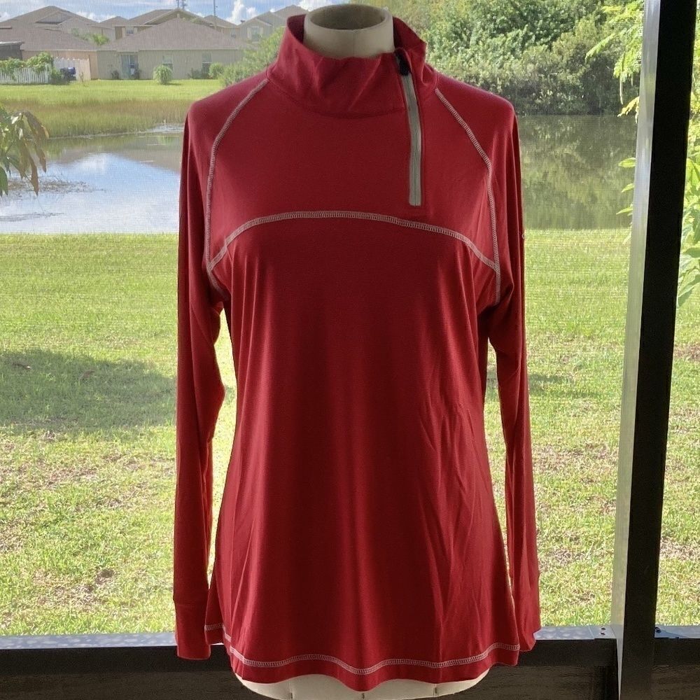 Columbia Women's Long Sleeve Red Shirt NWT
